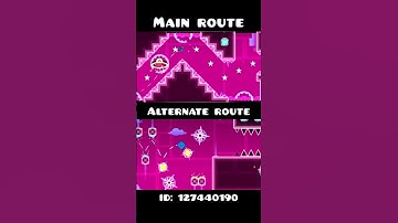 Clubstep - Main Route vs. Alternate Route | Geometry Dash 2.2 #shorts #geometrydash #gd