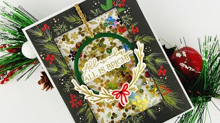 Scandinavian Christmas Shaker Card