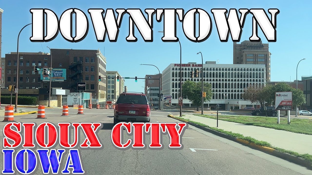 Tv Stations In Sioux City Iowa Sioux City - Iowa - 4K Downtown Drive - YouTube