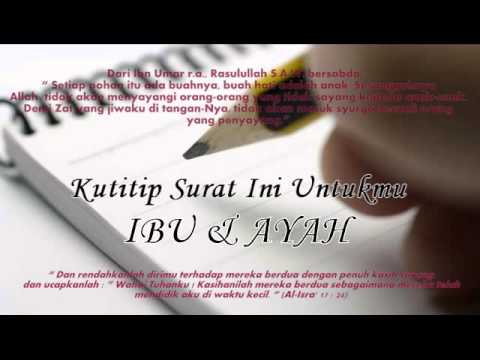 Surat Ibu Ayah Hari Engkau Menjengukku Penjara Oleh Ustazah Norhafizah