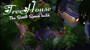The Sims 4|Speed Build - Tree House 🌲🏚|Realm of Magic - 6.part (1080p)Ps4