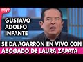 Gustavo Adolfo Infante se "PELEA" en vivo con el abogado de Laura Zapata