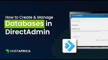 How to Create and Manage Databases in DirectAdmin