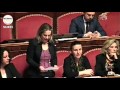 Commemorazione Marco Biagi, l'intervento Serenella