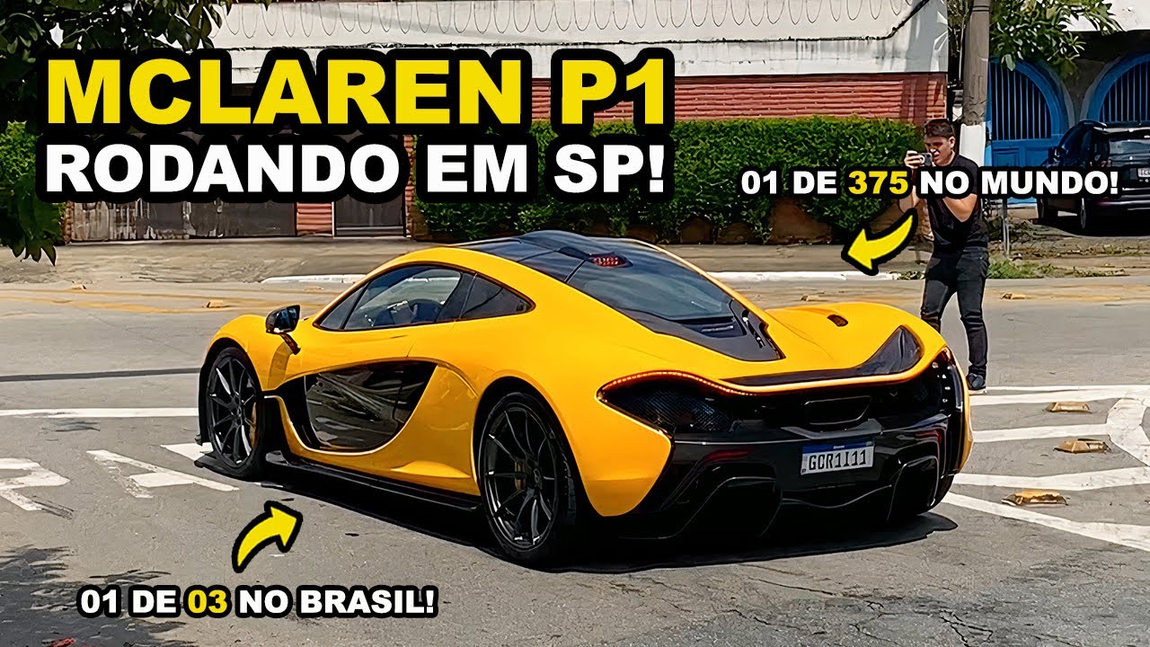 McLaren de corrida feita para as ruas está à venda no Brasil. Mas