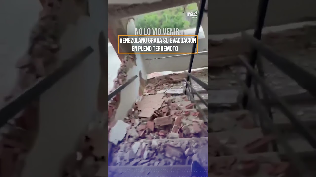 Un venezolano captó en video los segundos de terror durante el fuerte sismo
