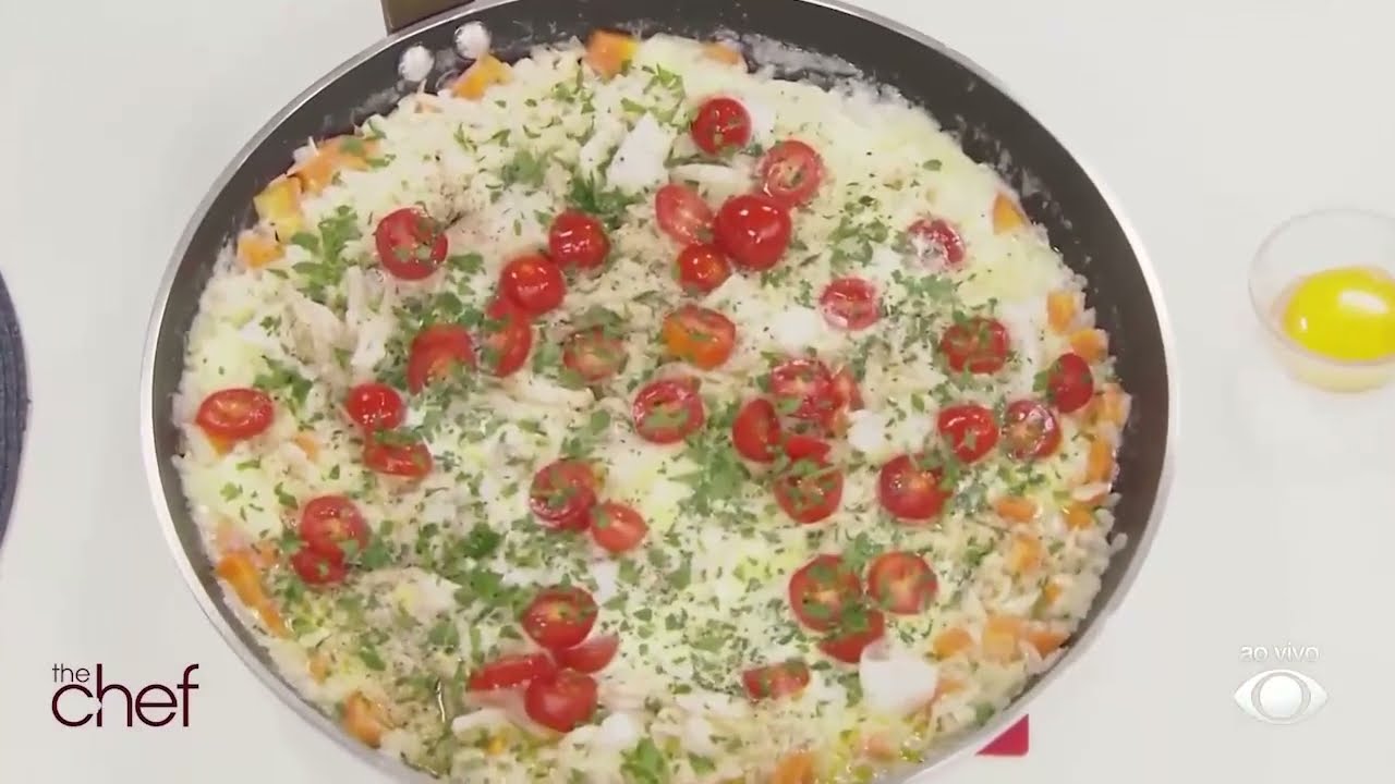 Arroz cremoso de bacalhau do Chef Edu Guedes com a Mar & Rio Pescados