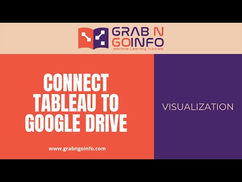 How To Connect Tableau To Google Drive