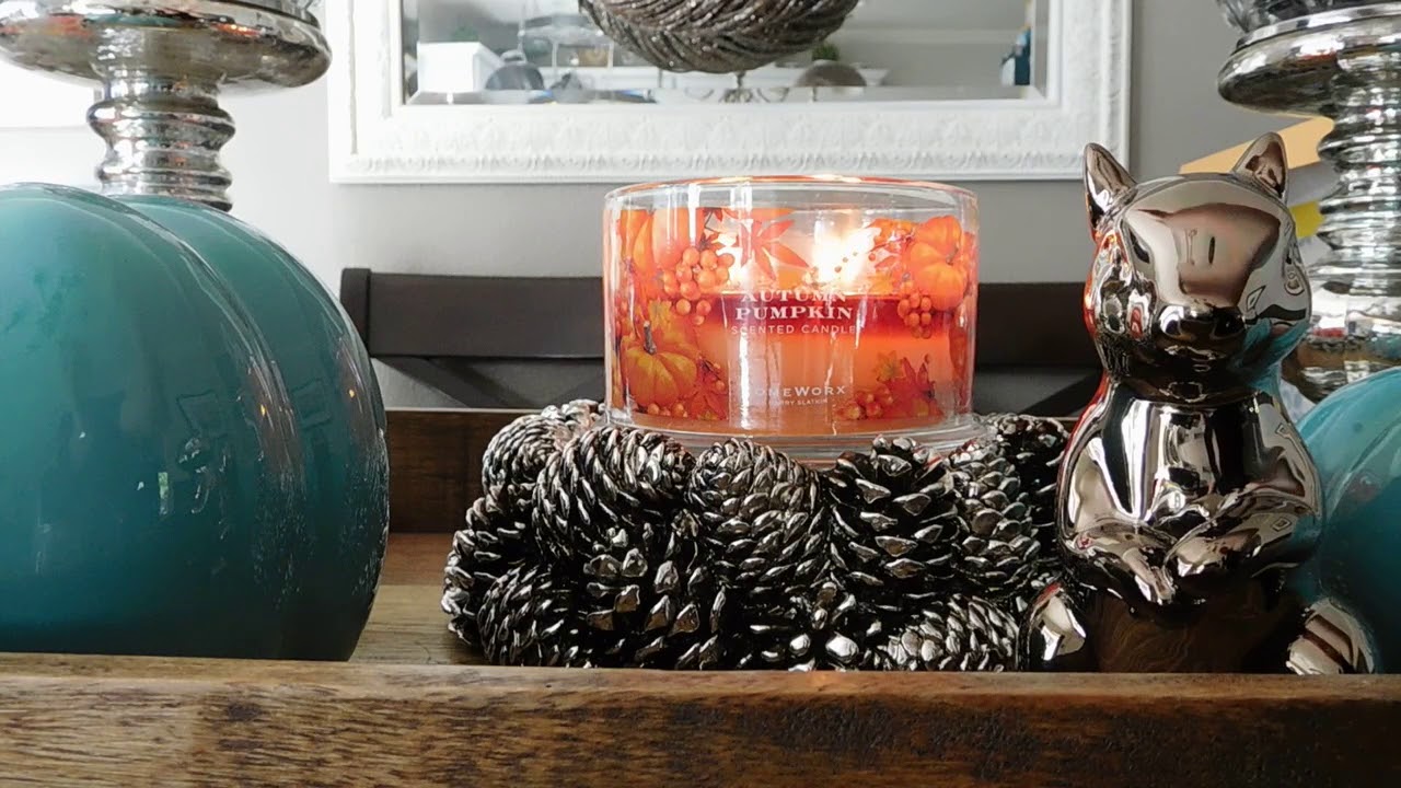 Candle Review Slatkin HomeWorx Autumn Pumpkin! YouTube