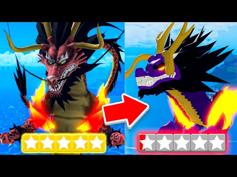 Mastering DRAGON Fruit in EVERY One Piece Roblox Game...