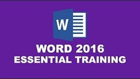 Learn word 2016, Selecting text with the mouse or keyboard