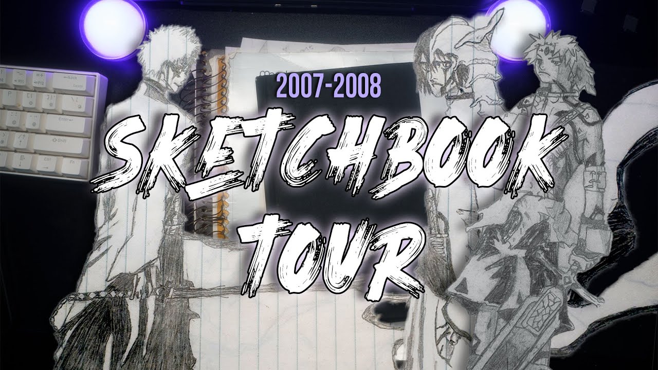 Flipping Through My 17 Year Old Sketchbook 👀 - YouTube