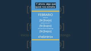 Evolución de FEBRUARIU a FEBRERO #etimología #etimologíasgrecolatinas #latín #gramáticahistórica