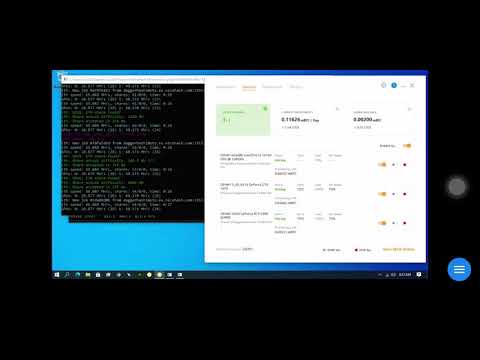 GPU Mining RTX2060 Super OC 8gb And GTX1070 Using Nicehash Phoenix Miner DaggerHashimoto Algorith