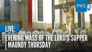 LIVE: Evening Mass of the Lord's Supper | Maundy Thursday 2024