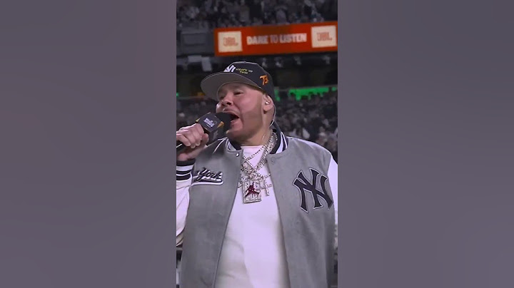 Fat Joe gets the Yankee Stadium crowd ready for Game 3 🗣🎤 #shorts