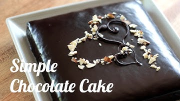 Perfect Vegan Chocolate Cake | No butter, No egg, No cream, No dairy