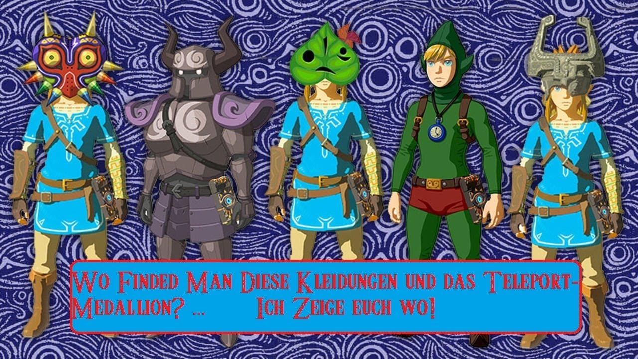 Zelda Breath Of The Wild Alle Rüstungen Zelda Breath of the Wild DLC 1 alle neuen Schätze + Fundorte - YouTube