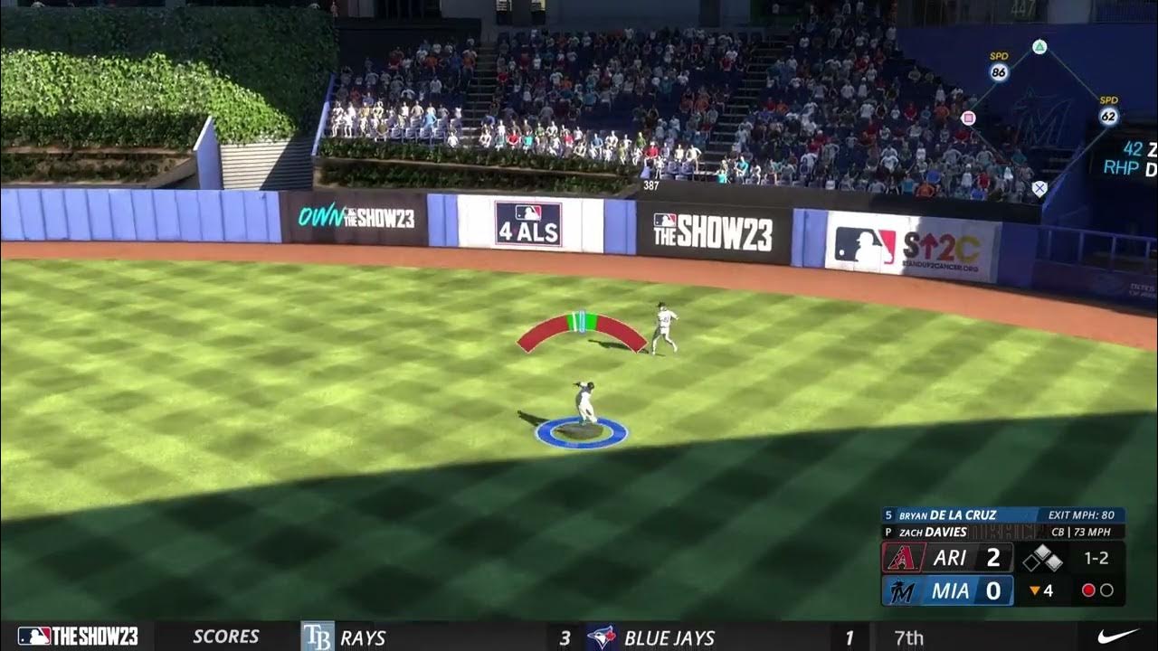 DBacks Highlights Relay Throws to Cut Down Chisholm at Home (MLB