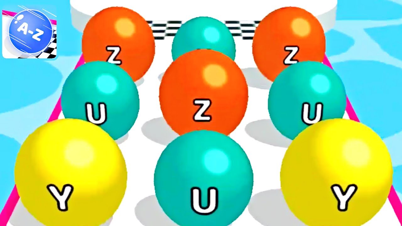 AZ Run - 2048 ABC Runner ! All Levels Gameplay (396-402) android, ios