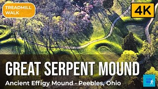 Great Serpent Mound 4K — Ancient Effigy & Meteor Crater, Ohio