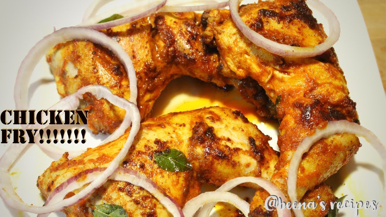 SPICYCHICKEN FRY RECIPE/CHICKEN THIGH FRY/HOMEMADE FRIED CHICKEN THIGHS