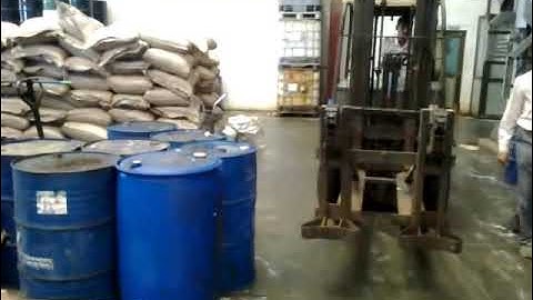 Godrej Forklift with Parrot Beak attachment (Drum attachment)