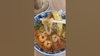 Signature Fresh Prawn Sarawak Laksa & Kopi Titanic at Duduksama Kuching Sarawak
