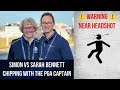 Chipping comp with Sarah Bennett PGA Captain GB&I - 🚨WARNING🚨 Someone nearly gets a headshot!