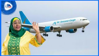 NDEGE YA MIZIGO TAZAMA ILIVYOFANYA SAFARI YA KWANZA KUTOKA MAREKANI HADI TANZANIA #tanzania #ndege