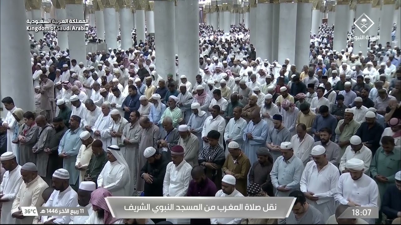 صلاة المغرب للشيخ علي الحذيفي 11 ربيع الآخر 1446هـ