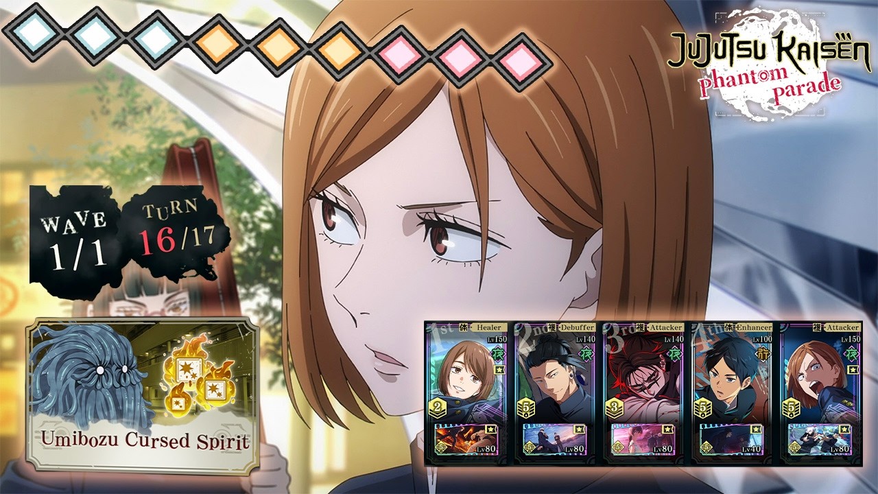 (JJK Phantom Parade) Hard Cursed Spirit Clean-up: VS Green - (Green Nobara)