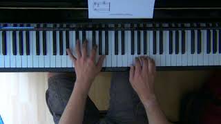 Video thumbnail of "Zwei kleine Wölfe (German Swing Canon) - Easy Piano Cover"
