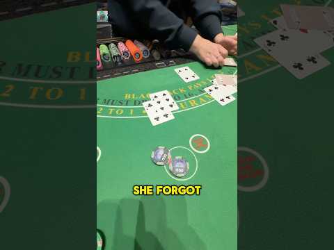 POV: Teaching a Stranger How To Play BLACKJACK 😜 #casino #gambling #blackjack