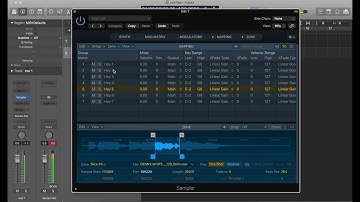 Logic Pro X 10.5 Sampler and Quick Sampler Tutorial | Using Round Robin in Multi-Sampler