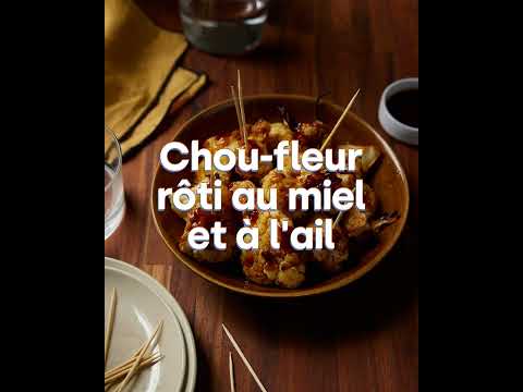 Cap sur le bien manger : Chou-fleur rôti au miel et à l’ail