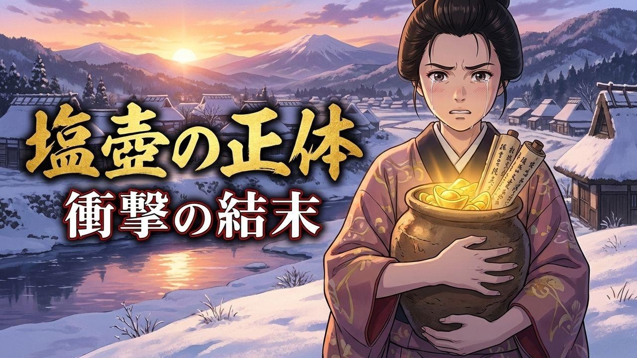 氷点下20度の夜、妊娠9か月の嫁を追放。義母が渡した塩壺の正体に涙が止まらない