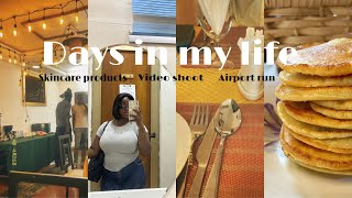 Spend few days with me Vlog | Airport run + new skincare products