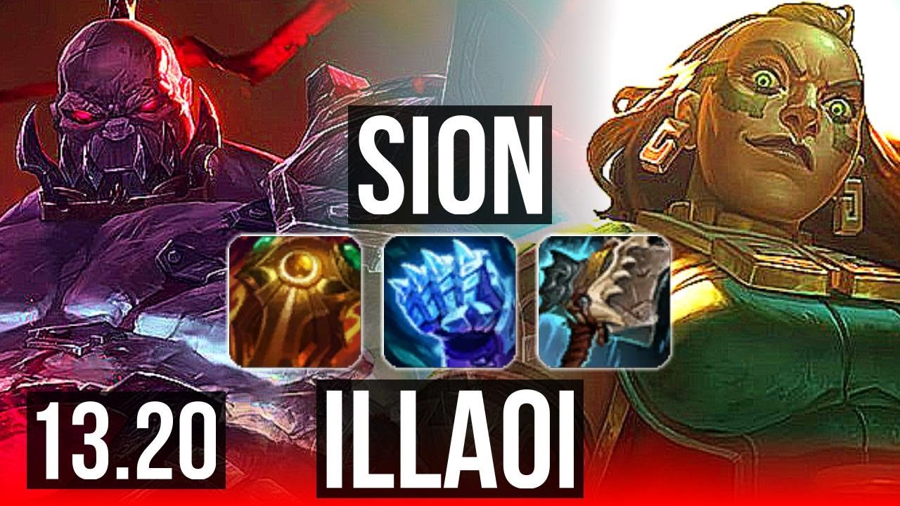 SION vs ILLAOI (TOP), 2.3M mastery, Comeback, 800+ games, Legendary, KR  Master