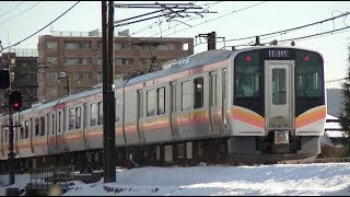 E129系新ﾆｲB7編成　信越本線439M　長岡→新潟