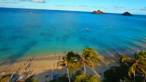 Lanikai drone footage - 4K