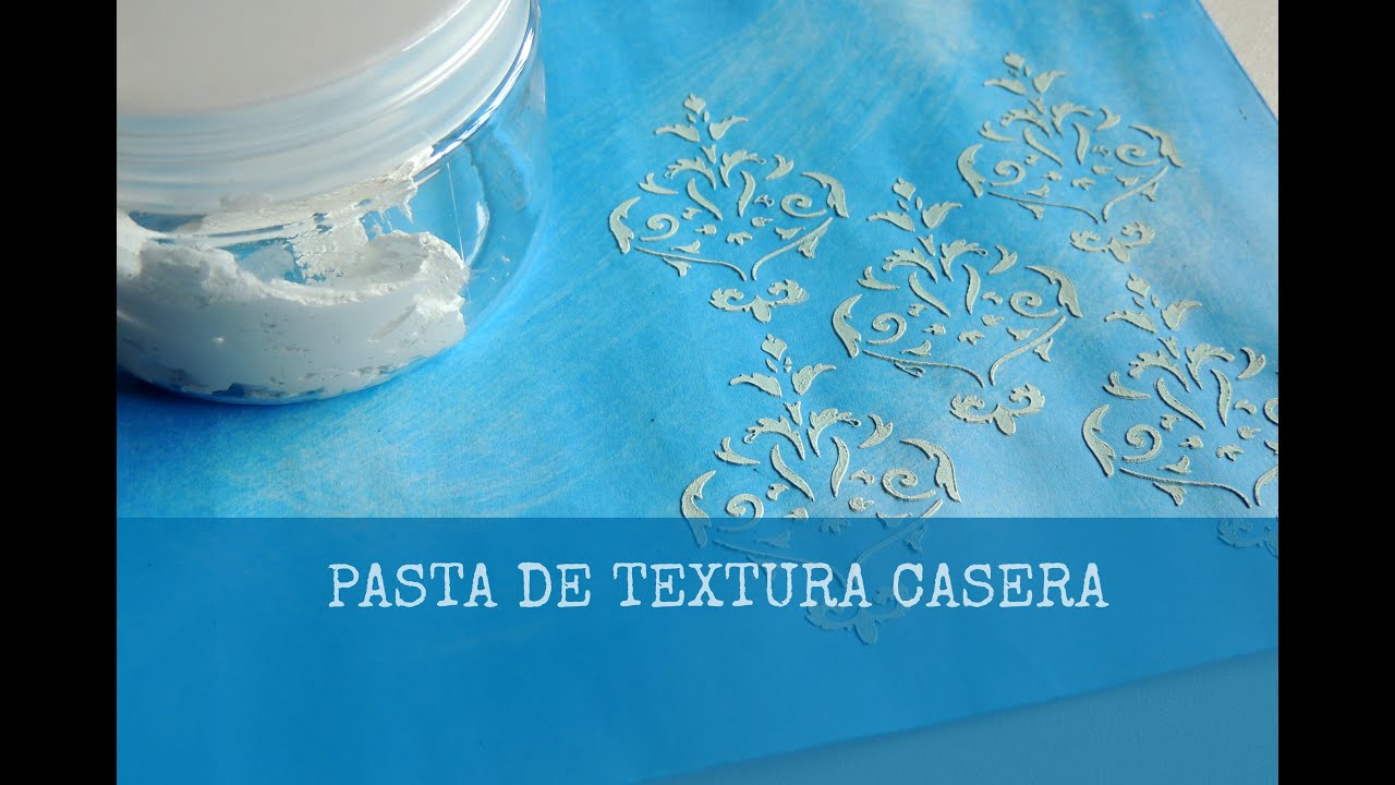 Cómo hacer pasta de textura casera YouTube