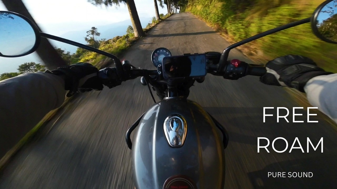 POV Motorcycle Ride | Hunter 350 Pure Sound