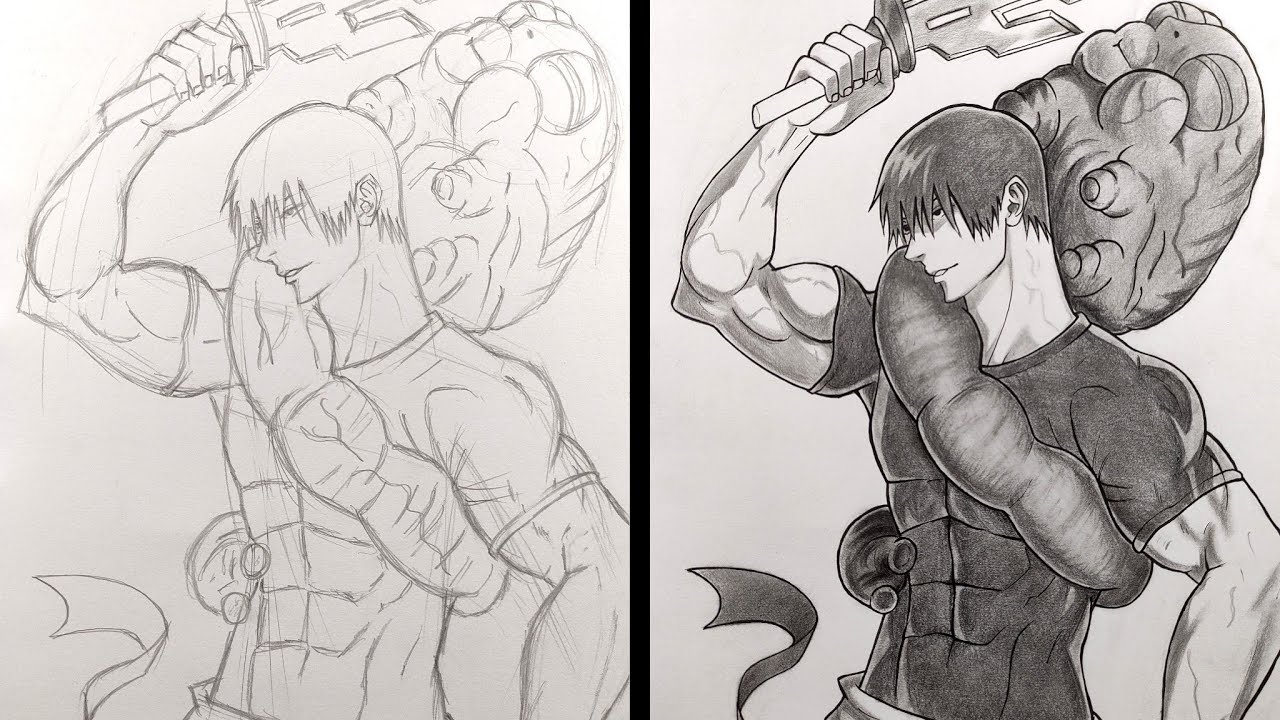 How to Draw Toji Fushiguro - [Jujutsu Kaisen] - YouTube