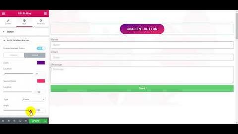 Gradient Button Elementor Tutorial | Piotnet Addons For Elementor PAFE