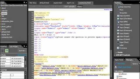 Part 2: How To Create A Form And Send The Data Using Expression Web and PHP