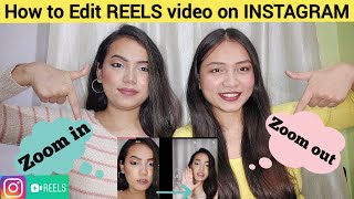 How to use REELS instagram | How to Zoom in and zoom out REELS video | how to edit reels video #zoom