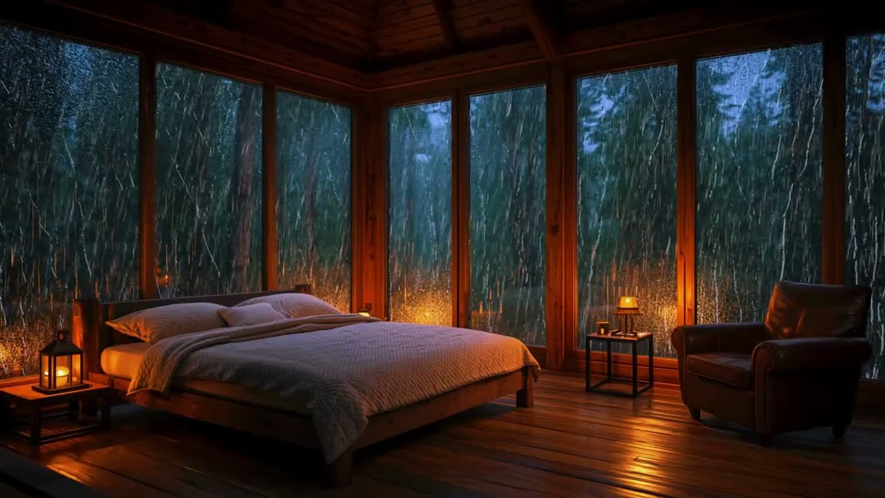 No Ads Rain Sounds for Sleeping — Overcome Insomnia, Relax, Fall Asleep Fast, Calm Mind, Rest