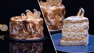 Tort cu Lamaie si Bezea / Lemon Meringue Cake