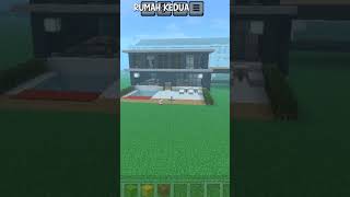 Review Rumah Rumah Modern Buatan Ray dan Riz #minecraft #gameplay #fyp